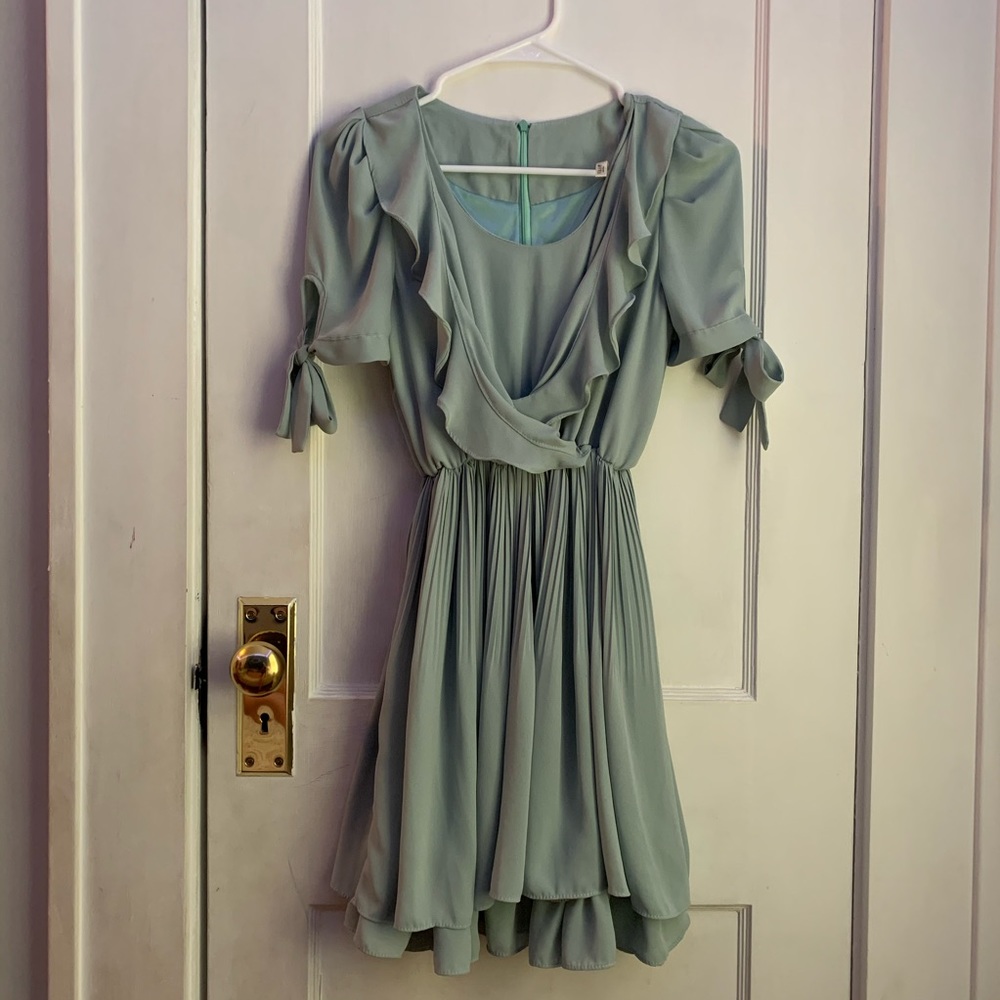 Sea foam Green Dress
